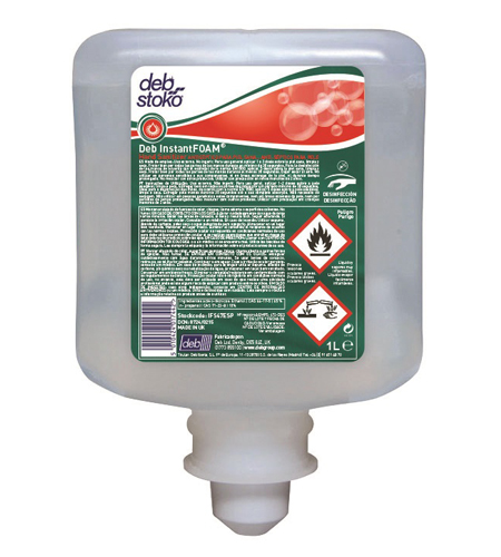 INSTANTFOAM COMP HAND SANITISER. Espuma en base alcohol sin aclarado ni secado, 1L.                                                                                                                                                                                     