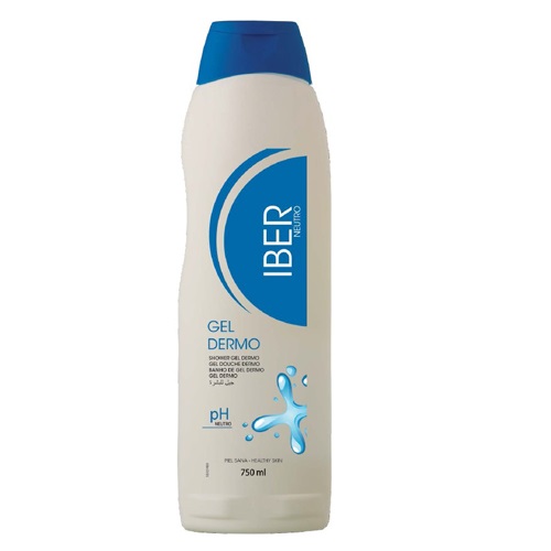 GEL DERMO IBER botella 750 ml caja de 14 udes.                                                                                                                                                                                                            